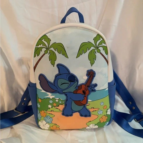 Loungefly | Bags | Loungefly Stitch Guitar Backpack | Poshmark display picture 1